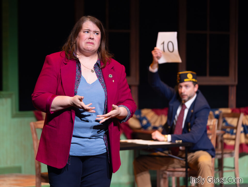 Claire Wilcher and Ben Tebbe performing in ‘What the Constitution Means to Me’ directed by K.T. Peterson